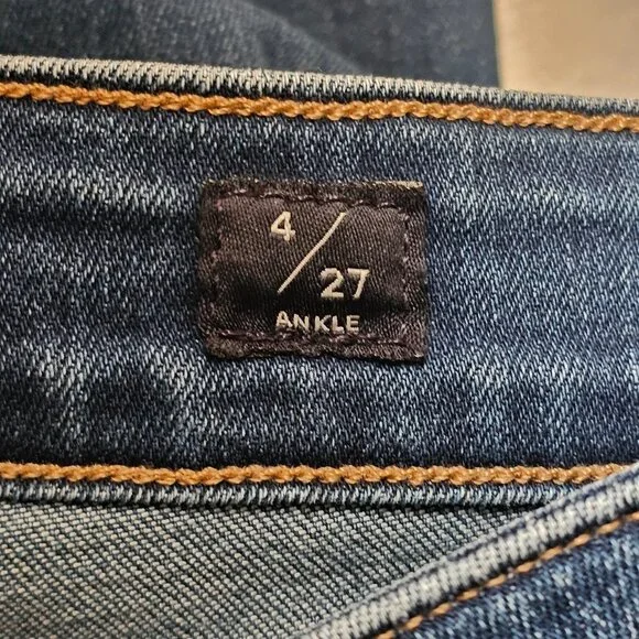 Lucky Brand Jeans Womens 4/27 Blue Hayden Skinny Medium Wash Stretch Denim 30x27 - Picture 6 of 11